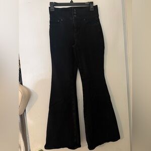 American Eagle Outfitters Black Flare Jeans